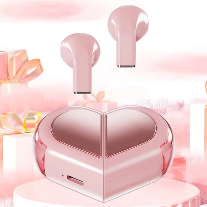 Cute Love TWS Wireless Headphones Heart