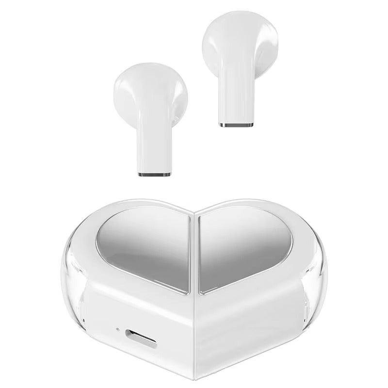 Cute Love TWS Wireless Headphones Heart